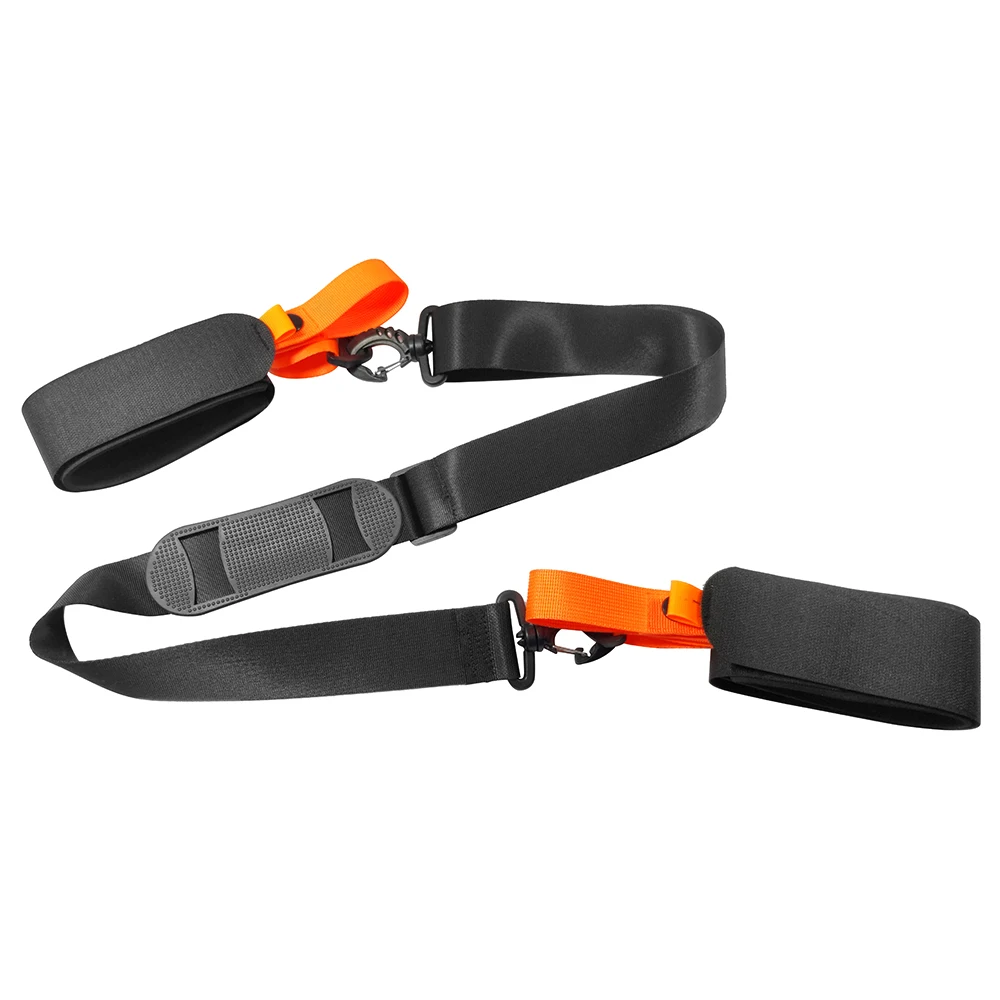 

Ski Pole Carrying Strap Adjustable Ski Pole Shoulder Strap Skiboard Fixed Strap withAnt-Slip Pad Skiboard Strap Skiing Accessory