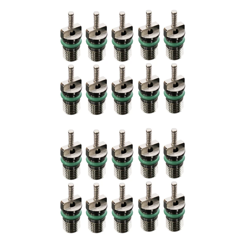 20Pcs 자동차 AC R134A 밸브 코어 바늘 구색 134A 냉매 내열성