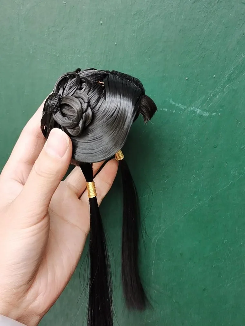 OB27 1/6 1/4 1/3 BJD/SD Wig Doll Accessories Ancient Costume Hair Shell Retro Wigs For BJD/SD YOSD MSD SD13 Girl SSDF C1369