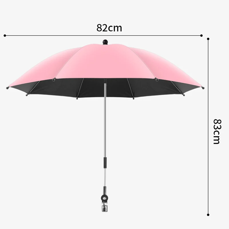 Universal Baby Stroller Umbrella Anti-UV Sun Canopy Cover 360 Adjustable Sunshade Sun Visor Stroller Accessories