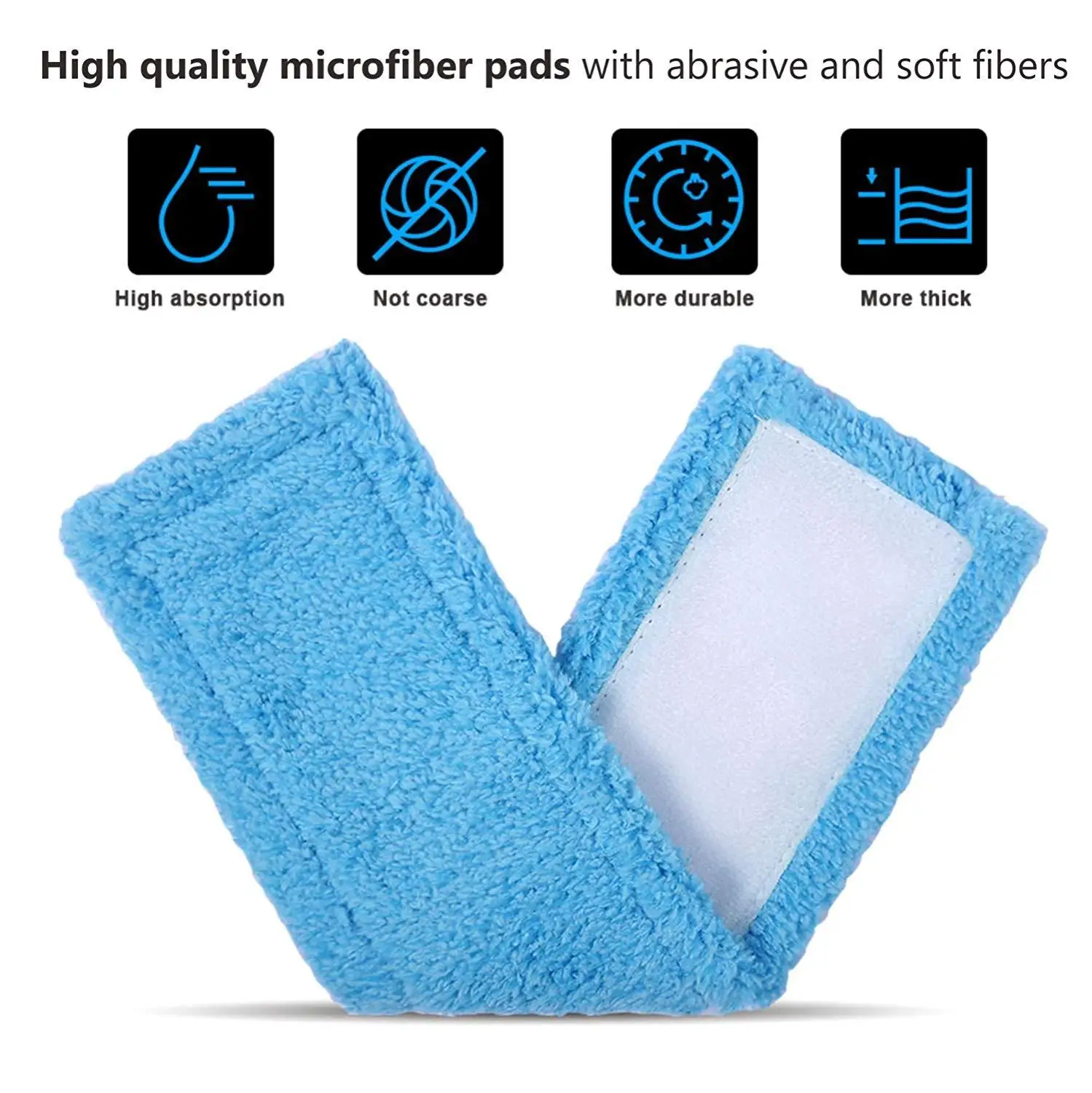 Крышка швабры из микрофибры для Karcher Window Cleaner Cloth Window вакуумная Швабра WV 2 Premium (Plus), WV 5 Premium (Plus) Швабра из микрофибры