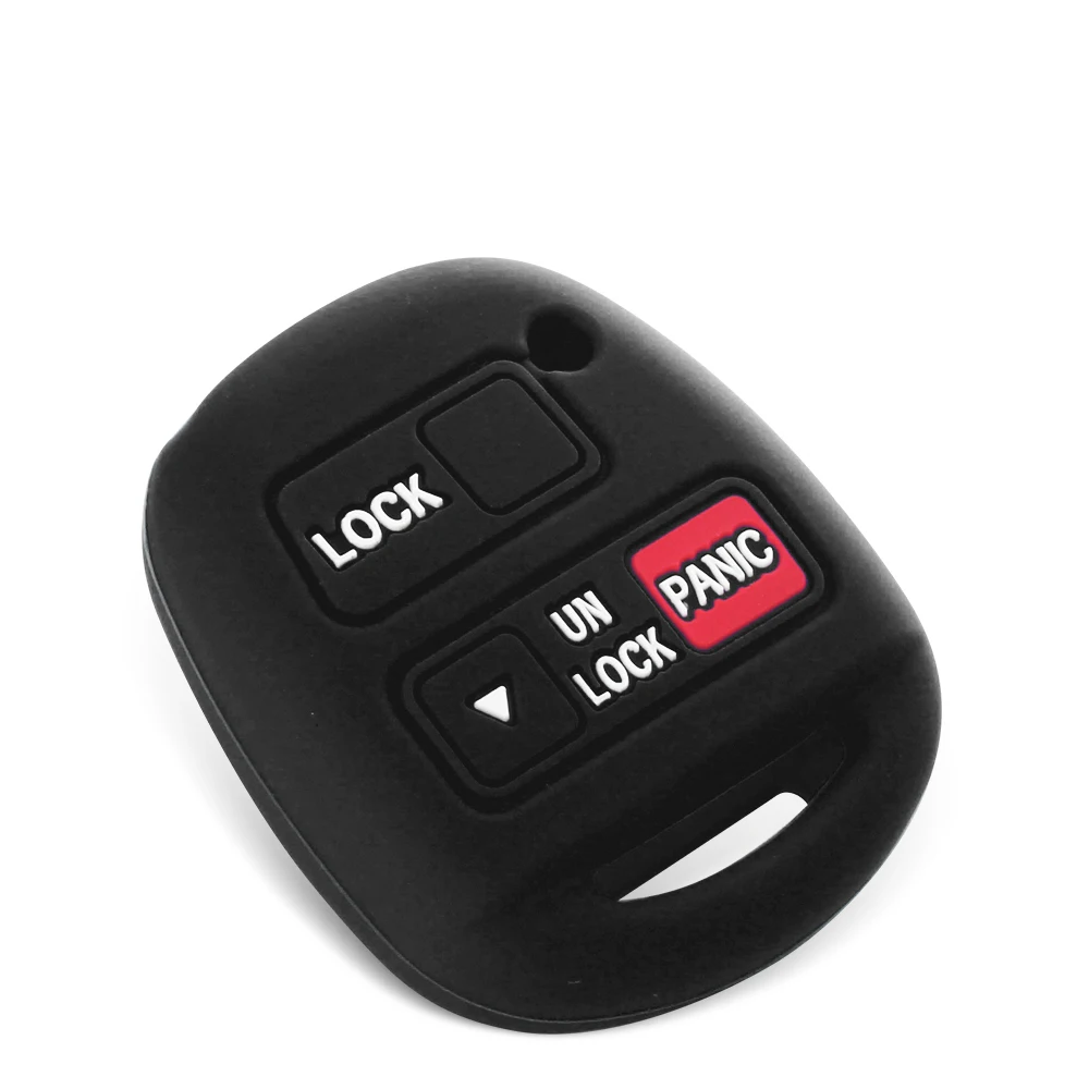 KEYYOU 2/3 Tasten Silikon Fall Abdeckung Fob Für Toyota FJ Cruiser Land 2008-2014 Yaris Echo Für Lexus es GS LS IST RX SC LX RX400h