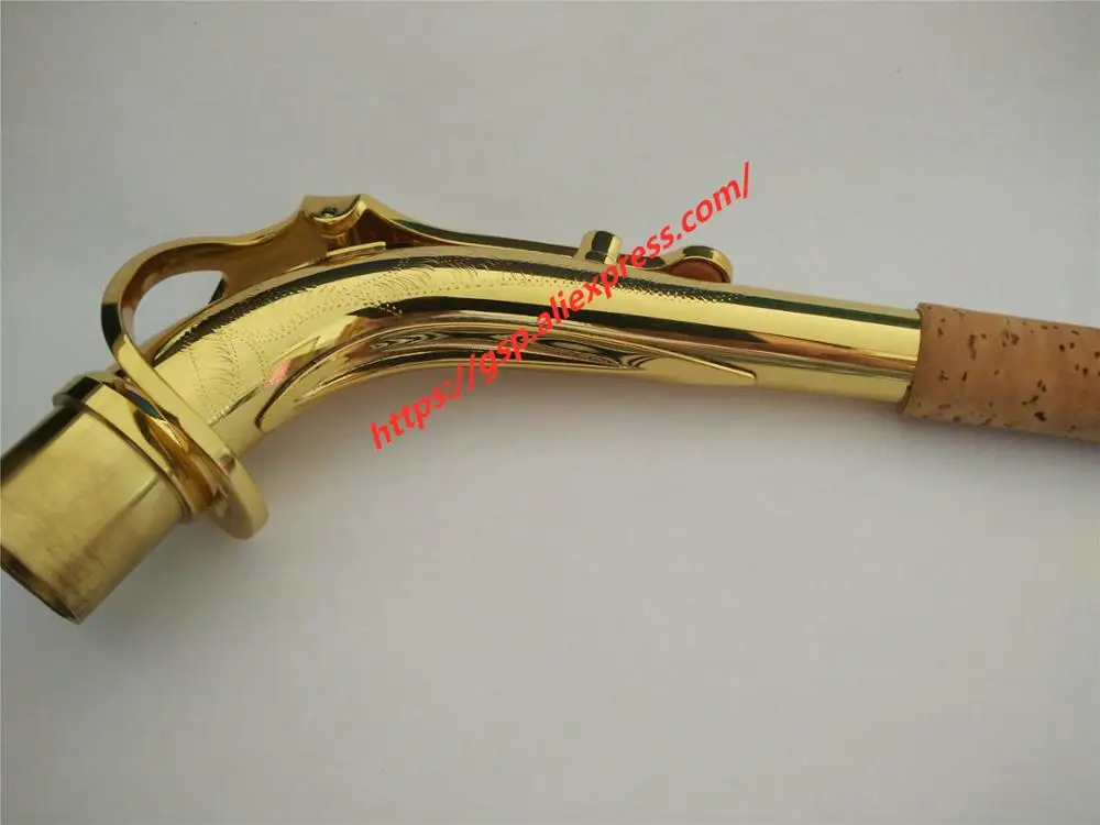 

Alto saxophone bend, saxophone accessories, engraved with beautiful patterns