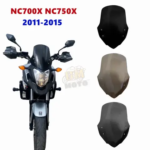 Motorcycle Accessories Screen Windshield Fairing Windscreen For Honda NC700X NC750X NC 750 700 X 2011 - 2015 2014 2013 2012 2011