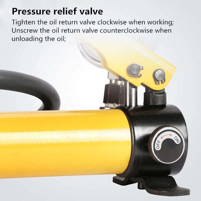 High Pressure Manual Hydraulic Hand Pump CP-180 Hydraulic Pressure Tool For Connecting Crimping Head With Gauge