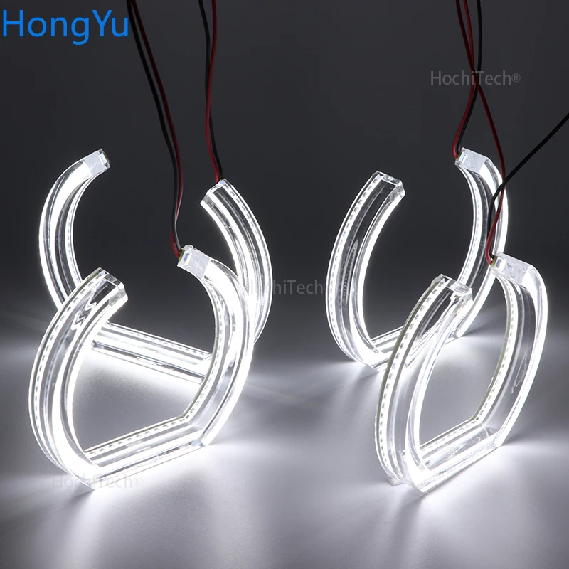 For BMW X5 E70 X5M X6 E71 E72 X6M 2008 2009 2010 2011-2014 Excellent DTM M4 Style led Angel Eyes kit rings Ultra bright DRL