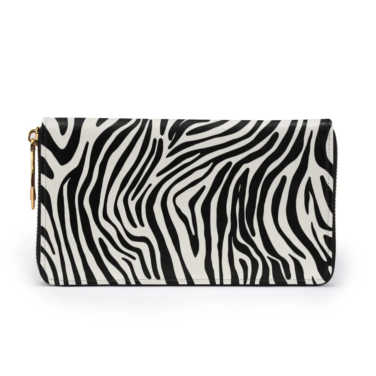 Women Wallets Genuine Leather Card Wallets Zebra Pattern Leather Luxury Clutch Bag Womens High Quality Girls Coin Purses