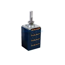 1PC ALPS RK27 4 Channels 4 Units Volume Potentiometer Attenuator LOG 10KA 20KA 50KA 100KAx4 RK27 Type Hifi Audio DIY 25mm Shaft