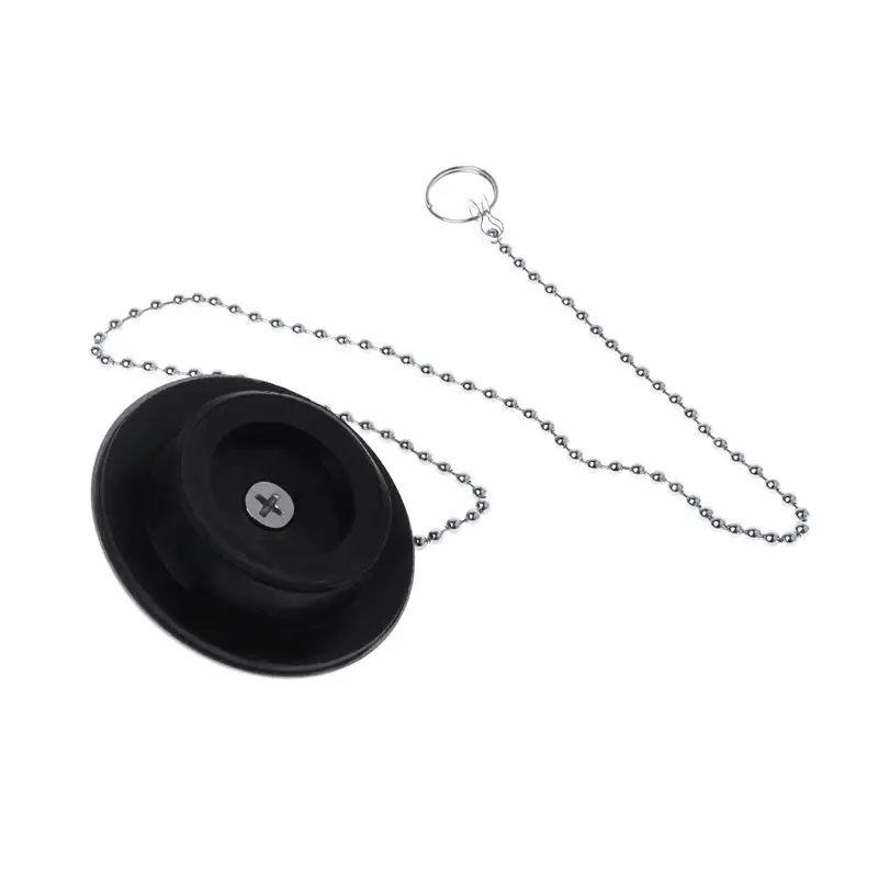 

Сливная пробка для ванны с цепью, пробка для раковины, для ванной, кухни, хромированный