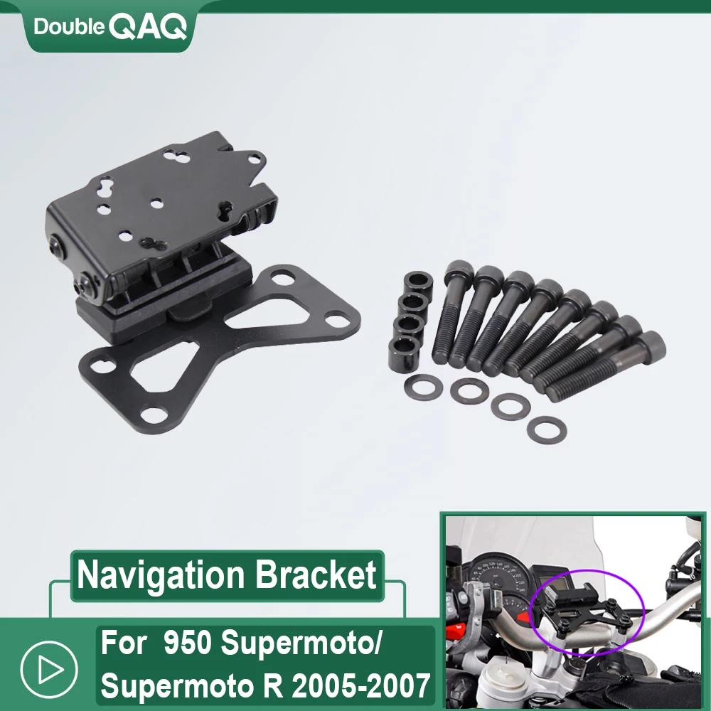 

NEW 2005-2007 For 950 Supermoto /R Motorcycle Accessories Phone Holder GPS Navigator Mounting