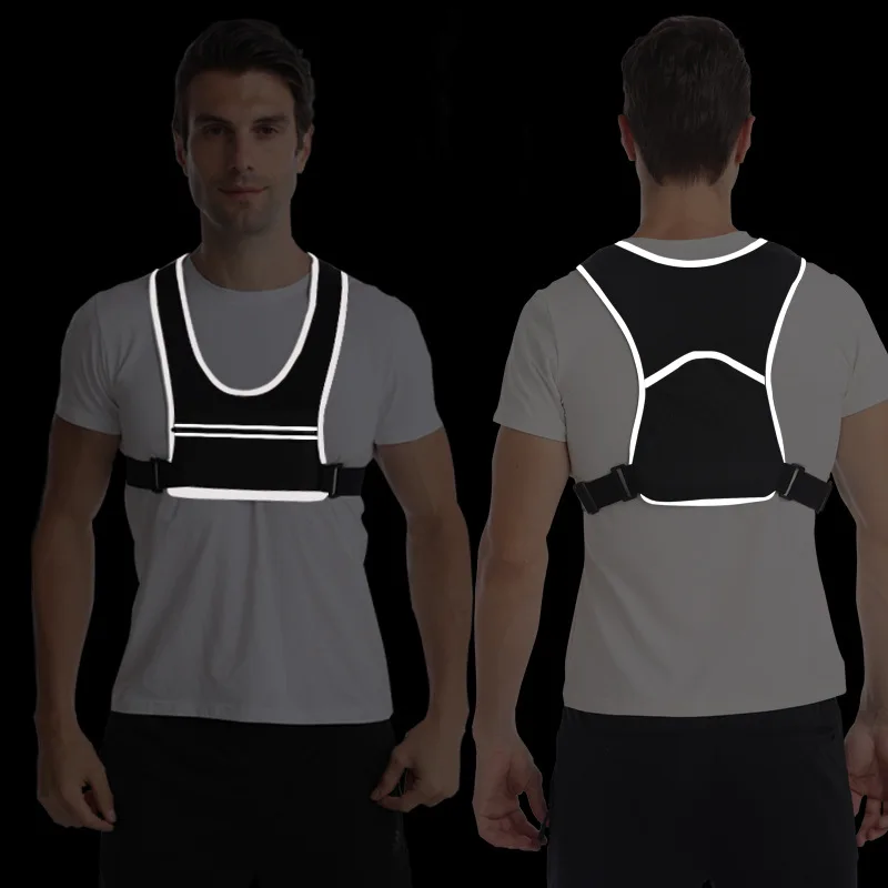 

QUESHARK Reflective Hydration Running Backpack Men Women Sports Cycling Hiking Climbing Fitness Mobile Phone Vest Bag