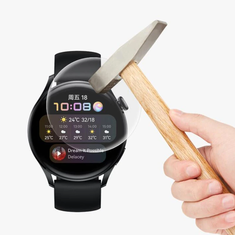 5Pcs Soft TPU ใสป้องกันฟิล์มป้องกันสำหรับ Huawei Watch 3/3 Pro Smartwatch 3pro LCD ป้องกันหน้าจอป้องกัน