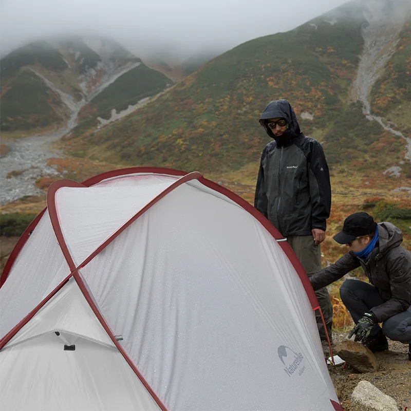 Imagem -06 - Naturehike-tenda de Campismo para 34 Pessoas Ultraleve Dupla Camada à Prova Dágua para Viagens em Família Equipamentos de Caminhadas 20d Novo