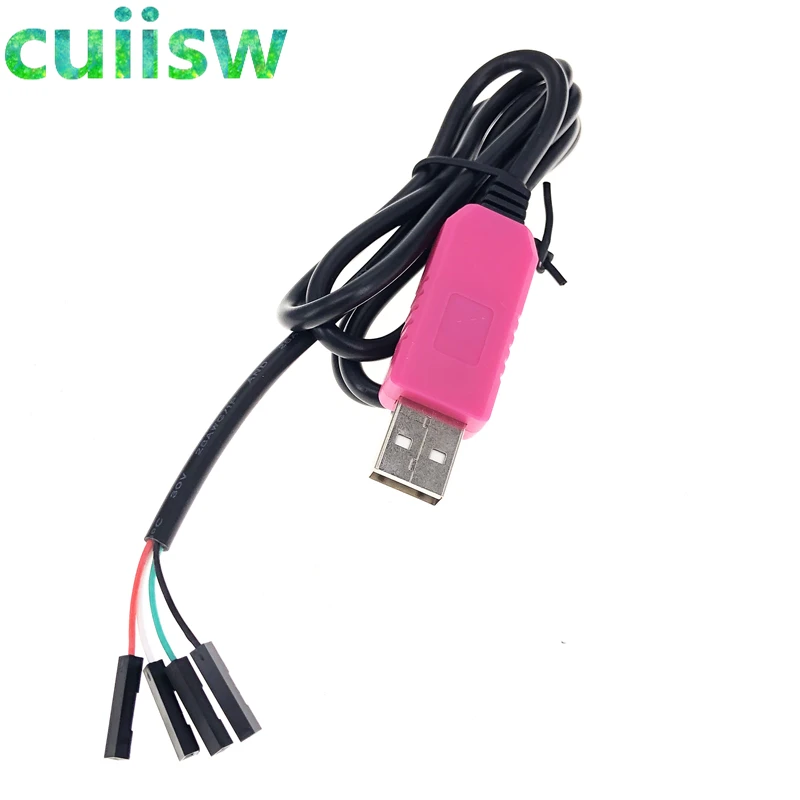 Original 1M CP2102 USB To UART TTL Cable Module 4 Pin 4P Serial Adapter Download Cable Module For Win10 For Arduino Raspberry Pi