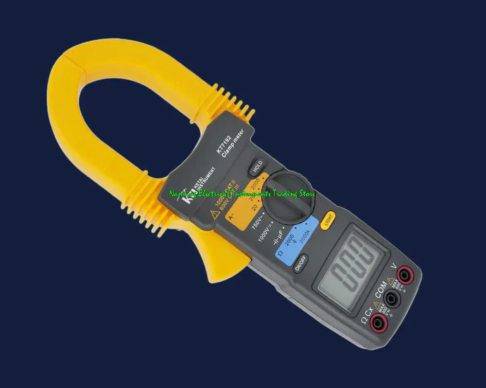 Fast arrival KT7192 Digital-Clamp AC Multimeter 3 1/2 DIGITS MAX READING 1999 ,AC/DC 750V/1000,AC 2000A