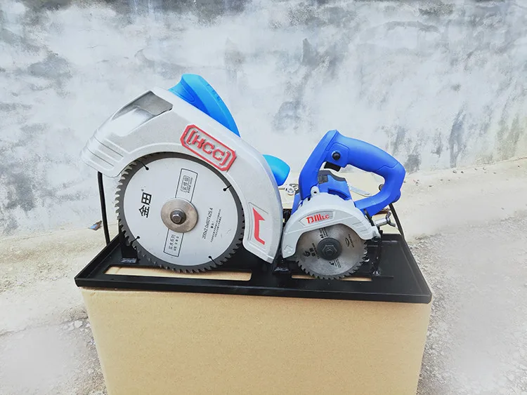 Mini 2 in 1wood table saw Panel Saw Dustless Saw flip Electric Circular Saw Practical  Woodworking Multifunctional