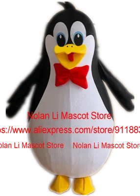 High Quality EVA Helmet Penguin Mascot Costume Cartoon Suit Fancy Dress Cosplay Adult Size Neutral Advertising Display 1104