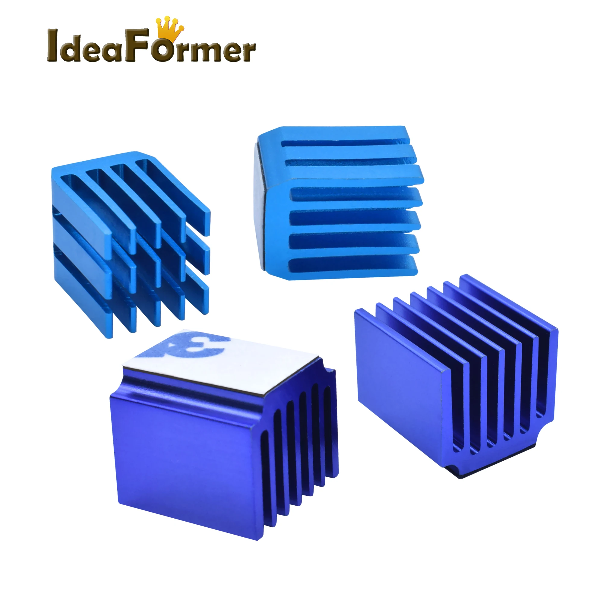 4/5/10 pcs/lot 3D Printer Parts Stepper Motor Driver Heat Sinks Cooling Block Heatsink For TMC2100 LV8729 DRV8825 Drive Modules
