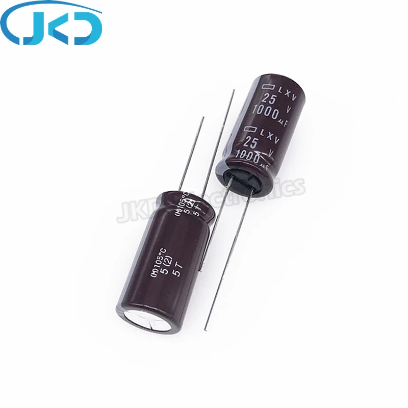 20pcs 1000uF 25V1000UF NCC LXV Series 12.5*25mm Low ESR / Impedance 25V1000uF Aluminum Electrolytic Capacitor NIPPON CHEMI CON