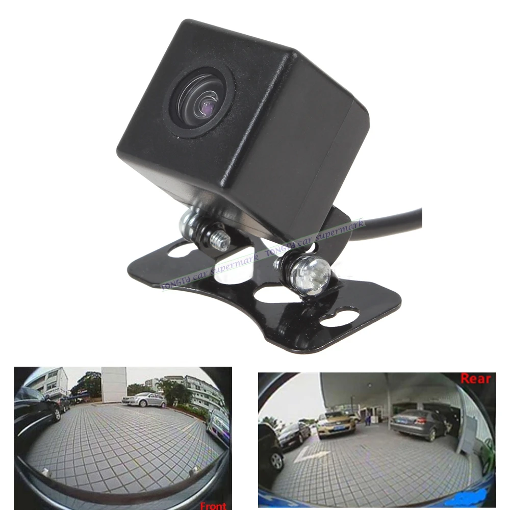 

Night Vision CCD 180 Degree Car Camera Wide Angle Car Front/Rear View Backup Reversing Camera Kits For DVD Monitor