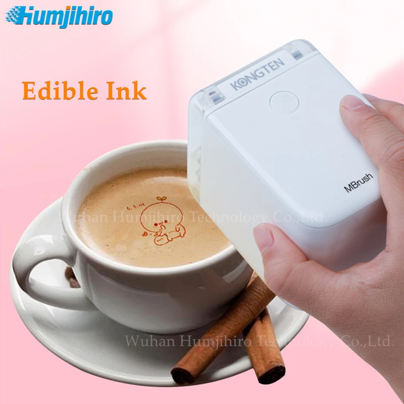 In STOCK Edible Ink Mbrush Printer Mobile Color Handheld Coffee Printer Portable Wifi Printers PrinCube Hand Inkjet