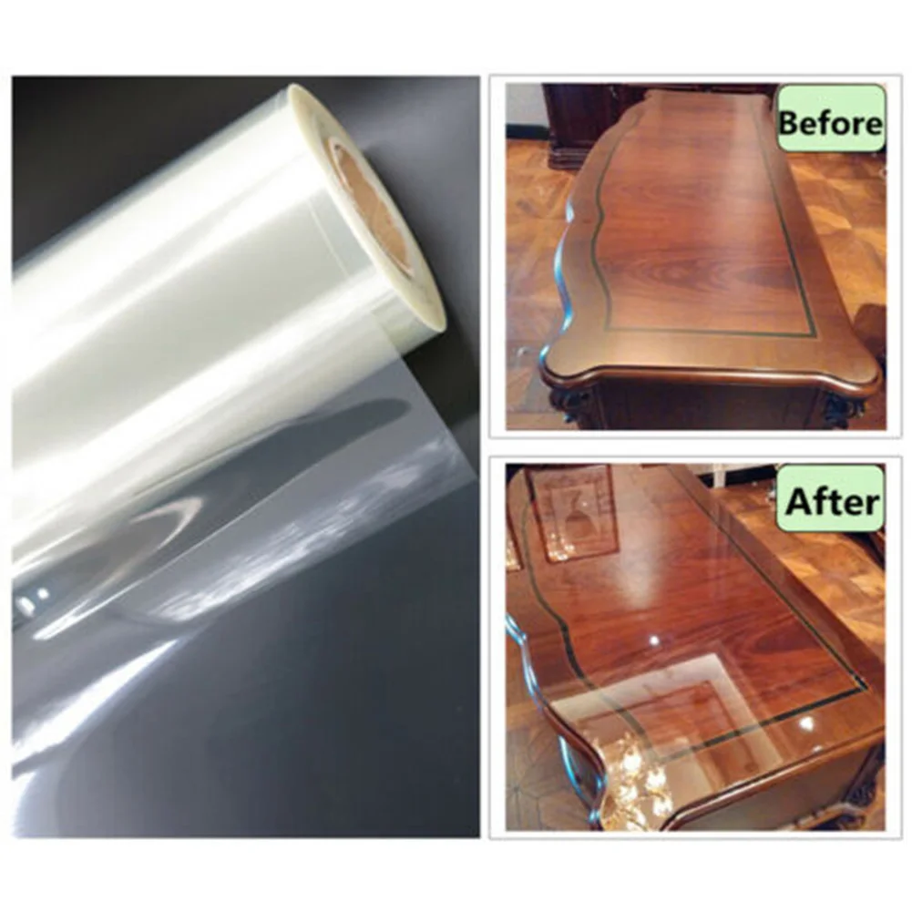 Transparent Protective Film Furniture Surface Protector Desk Table Anti-scratch Film Furniture Accessories