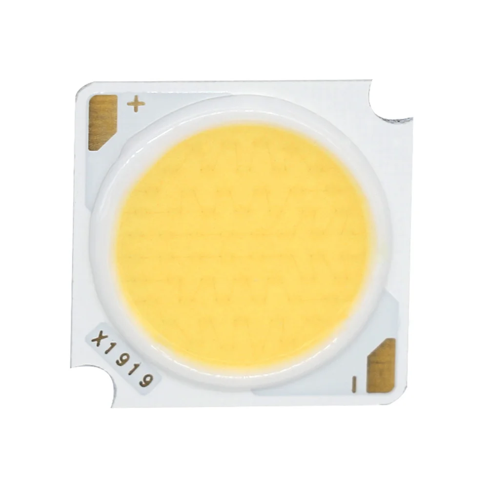 Imagem -03 - Diodo Emissor de Luz Led Cri90 Cob Chip Brilhante 10w 20w 30w 40w 50w 19 mm Lâmpada Holofote Acessórios de Fonte de Luz Diy