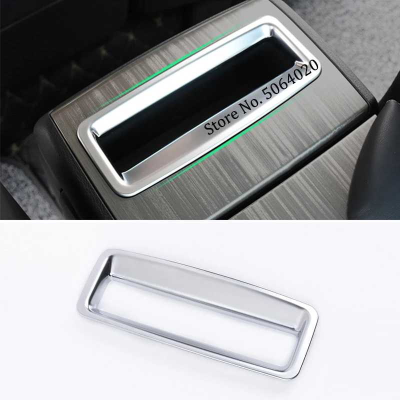 

ABS Matte Car Armrest box storage box lattice frame cover trim Sticker Car styling For Nissan Murano 2015-2019 Car accessories