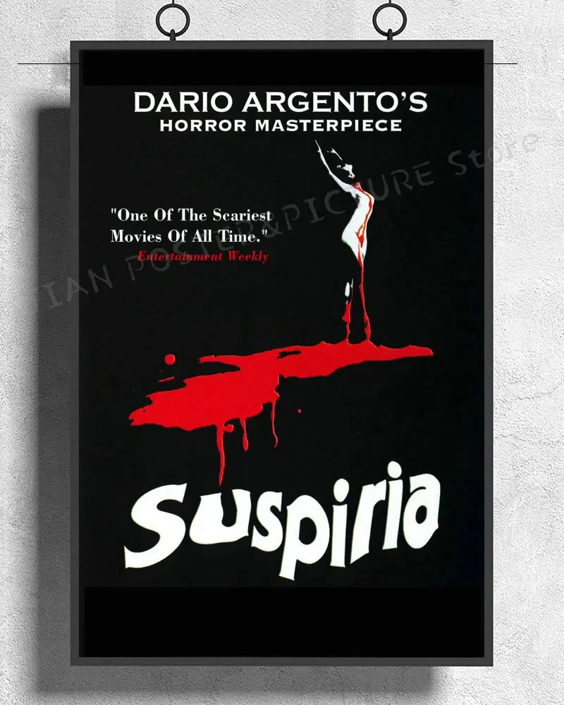 NJ415 SUSPIRIA Movie (1977) Horror Dario Argento Wall Sticker Silk Poster Art Home Decoration