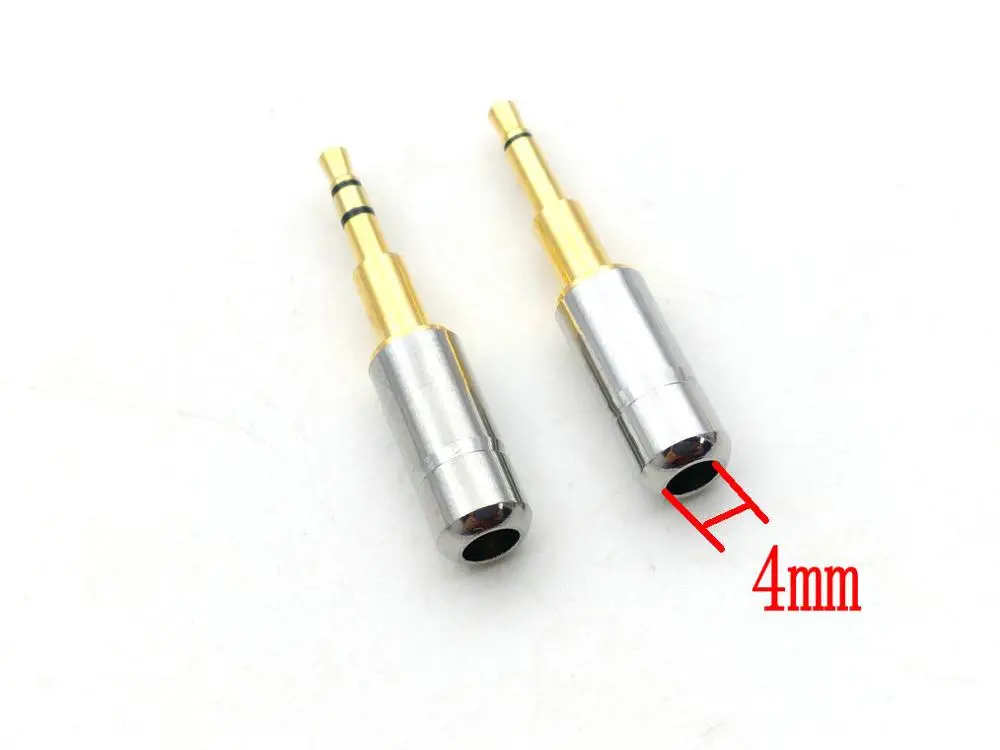 100pcs Mini 2.5 mm mono/Stereo Brass Plug Audio Jack Earphone Adapter for DIY  Headset Earphone