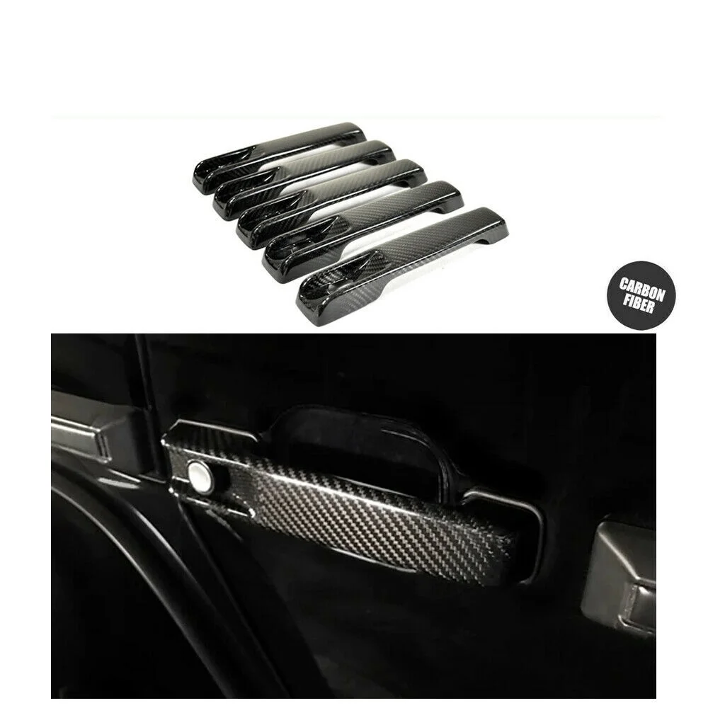 Real carbon fiber Auto Outer Door Handle Cover Fit For Mercedes Benz G Class W463 W464 G65 G55 G63 G500 G550 G350 1990-2020