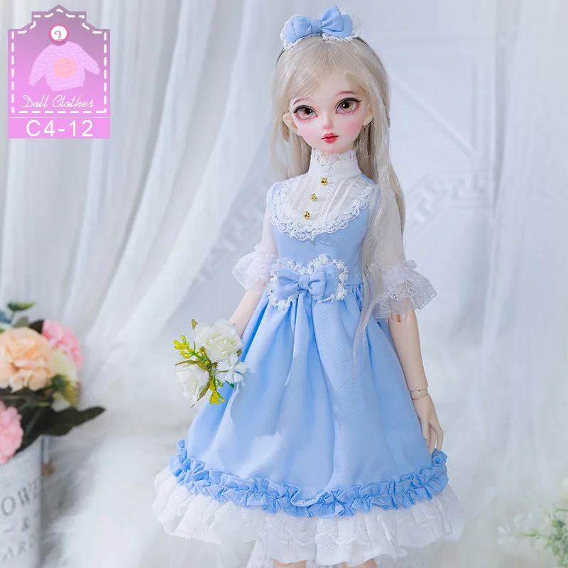 BJD LDS Cai girl 1/4 Clothes Big chest BJD Dress Beautiful Doll Accessories for Female body MSD size dress images - 6