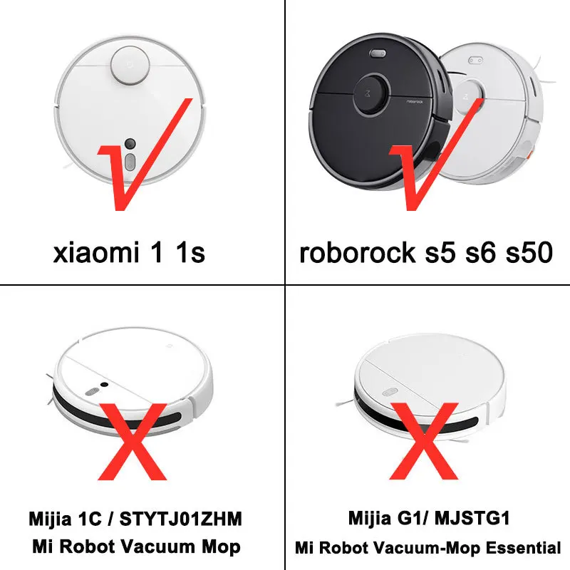 HEPA Filter Side Brush Main Brush for Xiaomi 1s MI Robot Vacuum Cleaner Roborock S50 S5 Max Mijia Vacuum Cleaner Accessories 6