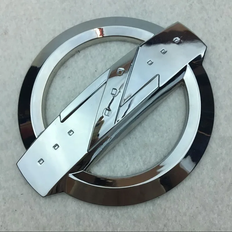 1x New Chrome Black Z Logo Car Front Hood Emblem Sticker for Fairlady Z 350Z 370