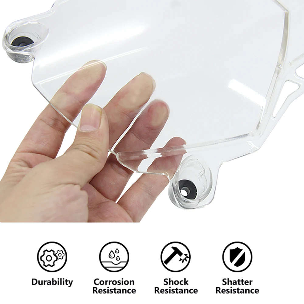 NEW Motorcycle Acrylic FOR Tiger 800 XC XCX XCA XR XRT XRX Tiger 1200 XCX XRX Headlight Protector Light Cover Protective Guard