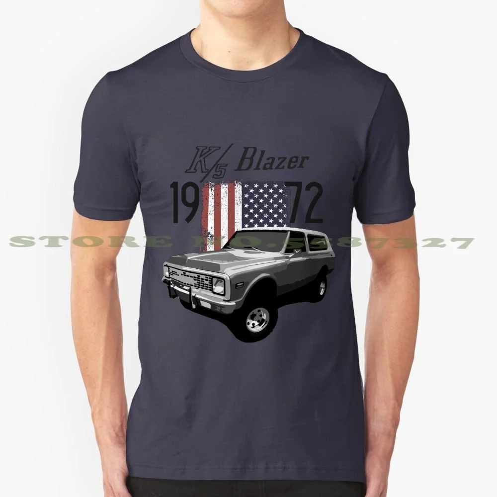 1972 K / 5 Blazer 100% Pure Cotton T-Shirt Antique Truck Vintage Classic American Retro Blazer Car K5 Suburban