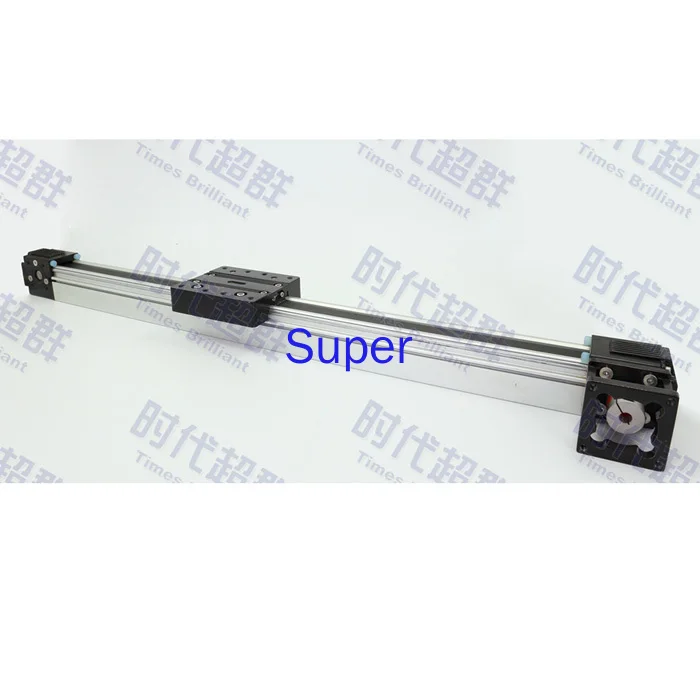 Синхронный ленточный Линейный модуль скользящий стол может быть оснащен 42 57 60 шаговым двигателем длина серводвигателя может быть изменена