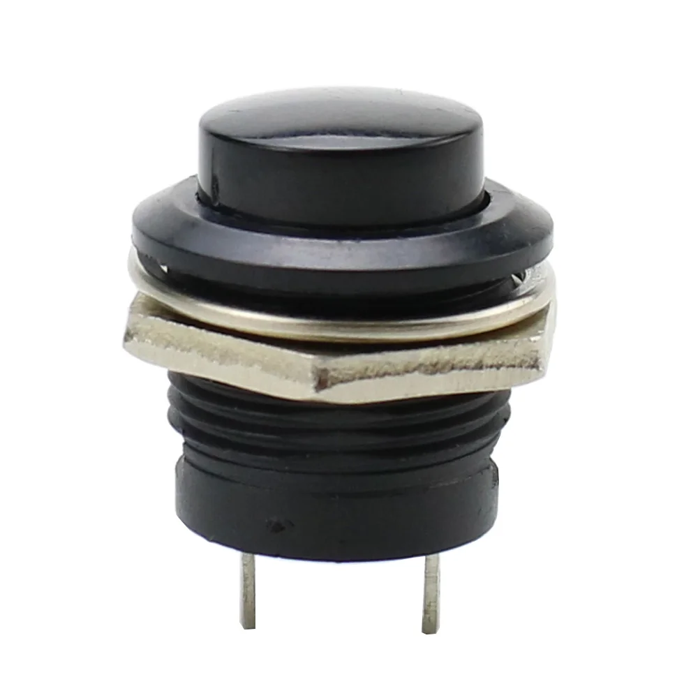 1pcs Push button switch button jog switch R13-507 16MM red green round lockless reset switch