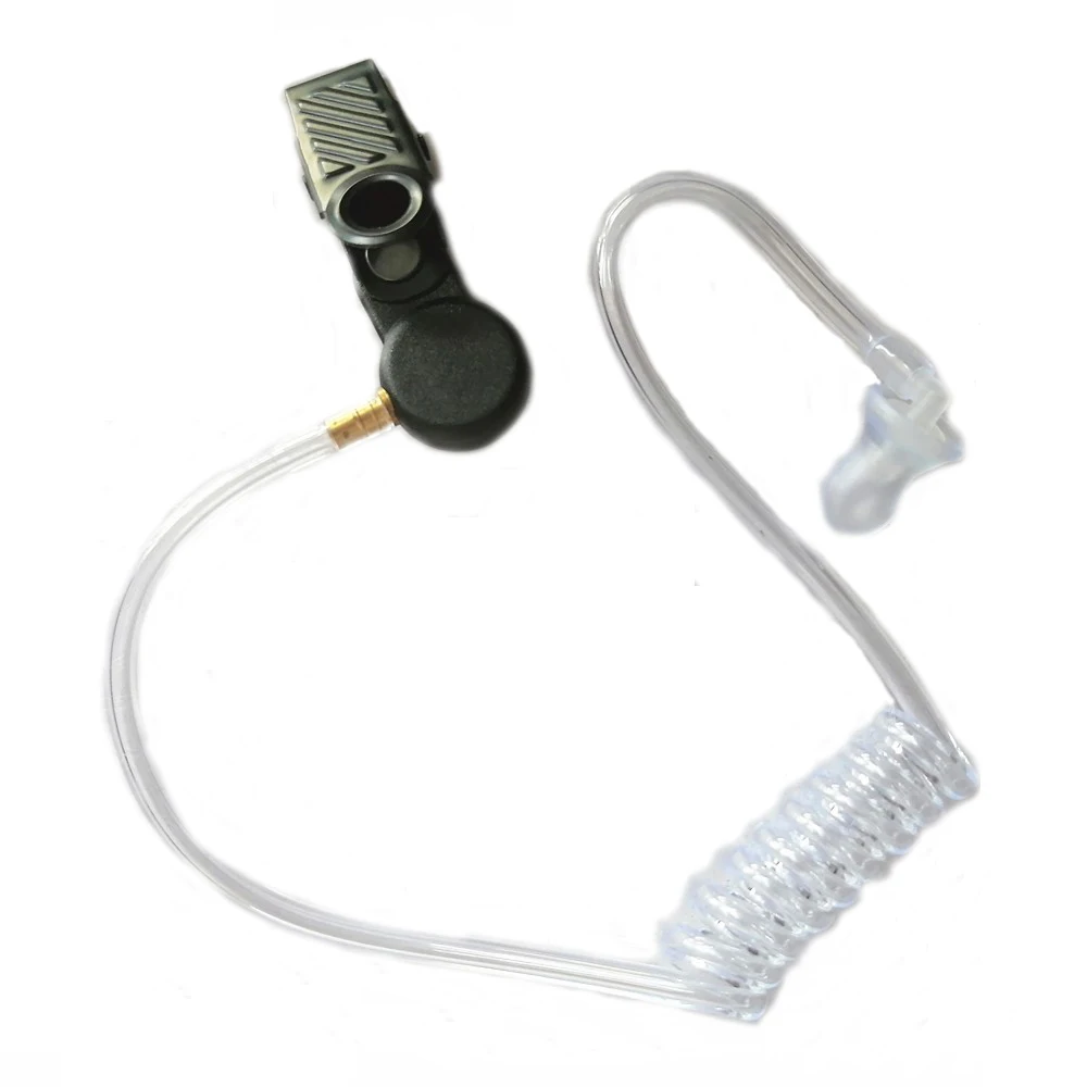 Nghe Chỉ Acoustic Ống Tai Nghe Tai Nghe Tai Nghe Dành Cho Máy Bộ Đàm ICOM Motorola Máy Bộ Đàm Kenwood Vai Micro Loa Mic Đài Phát Thanh Jack Cắm 3.5Mm