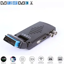 Receptor HD Digital DVB-T2 TV, H.265, DVB-T2 Sintonizador de TV, WiFi, EPG, PVR, Itália, Alemanha, França, Espanha, Europa