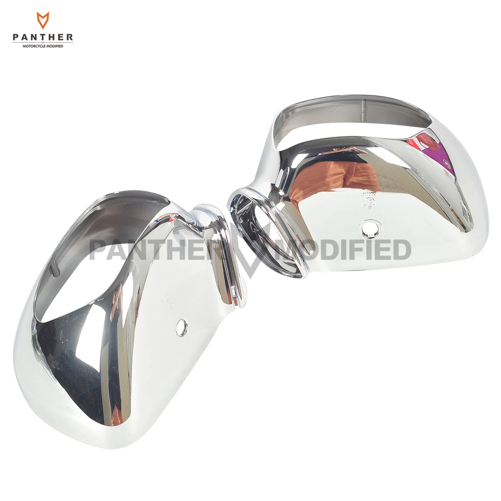 Chrome Motorcycle Rear View Side Mirror Housing case for Honda GL1800 GOLDWING 2001-2011