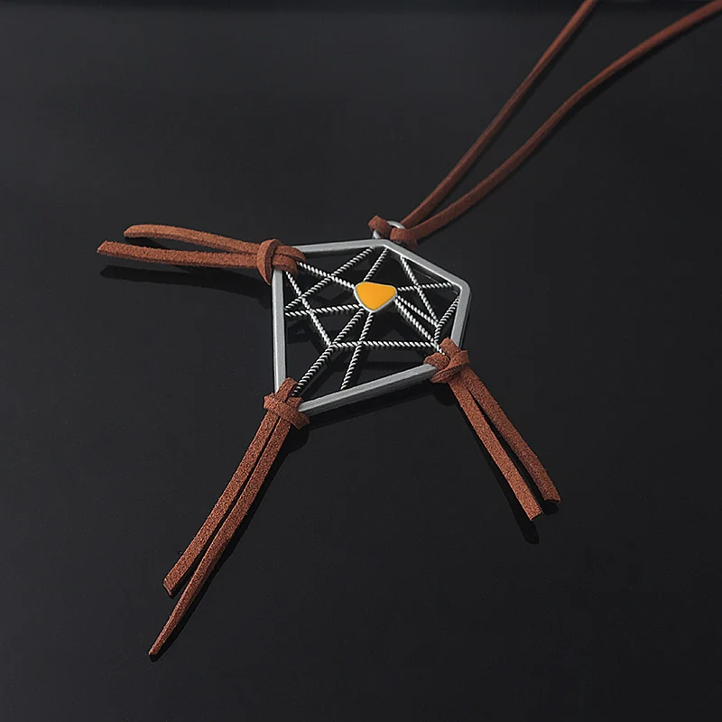 Game Death Stranding Cosplay Necklaces Sam Bridges Dreamcatcher Pendant Necklace for Women Men Keyring Holder Jewelry