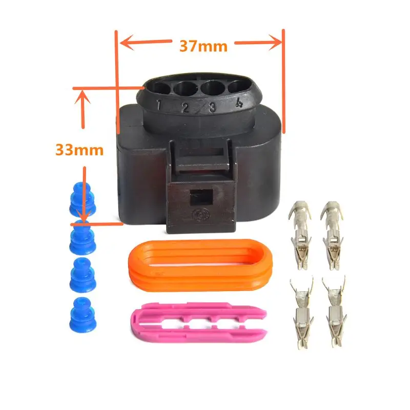 1 Set Ignition Coil Connector Repair Kit IC39 For A~udi A4 A6 A8 for V~W for Passat Jetta Touran Transporter