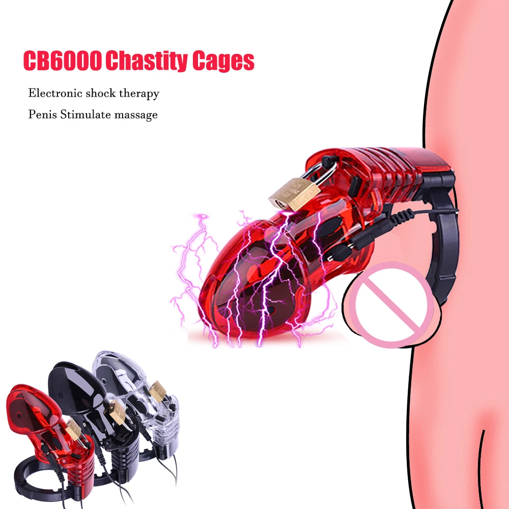 Strongest BDSM Power Box,Electro Shock Penis Ring,Electric Stimulate Massage Glans Trainer Cock Cage Penis Extender,Men Sex Tool