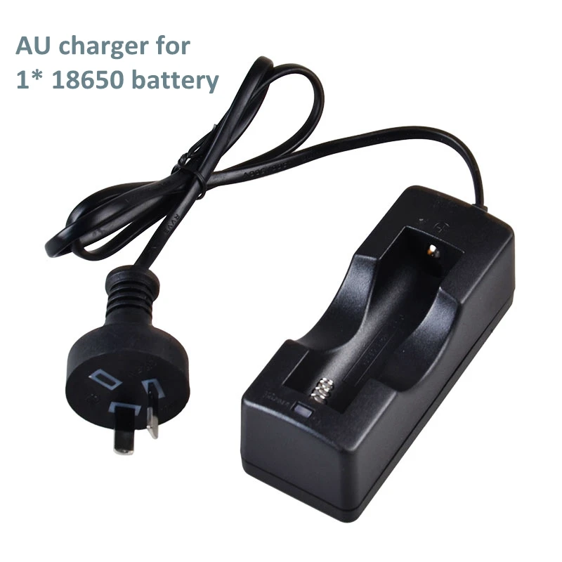 AU, EU, UK, US, adaptor 18650 26650 14500 battery charger 4.2v for flashlight