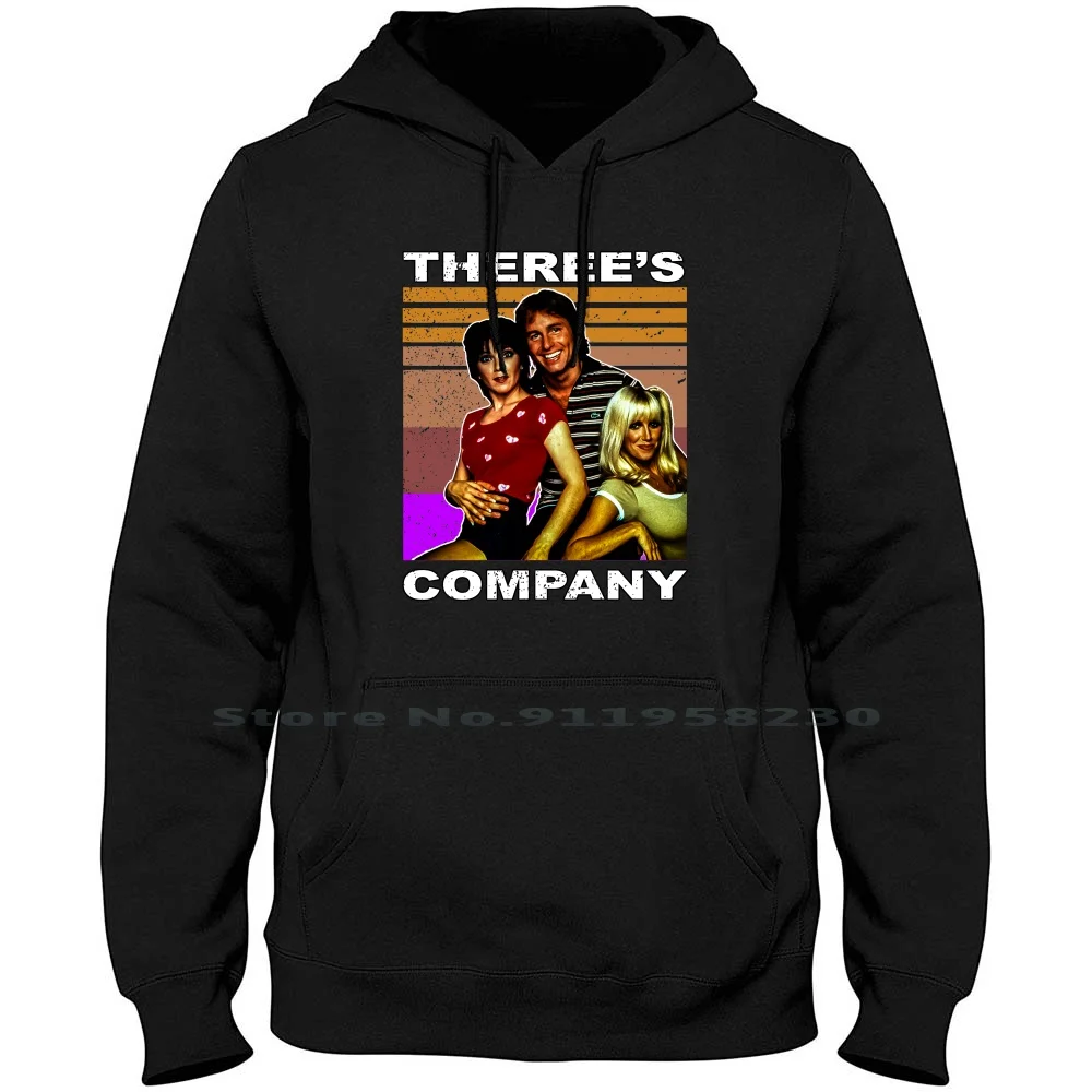 Three's Company Men Women Hoodie Pullover Sweater 6XL Big Size Cotton Company Vision Ripper Pan Any Tv Om Ny