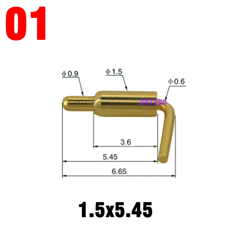 2Pcs High Current Probe Pogopin Contact 2A 1A Pogo Pin Connector Low Voltage 1 Amp 2Amp POGO PIN Header Charge