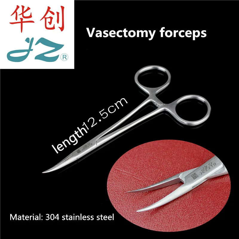 JZ male Vasectomy forcep Ligation Sterilizing surgical instrument medical Vas deferen Separating  Edentulou Hemostatic Ligator