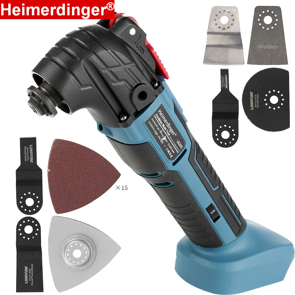 18V Cordless oscillante Multi Tool cordless strumento multifunzione cordless strumento per la lavorazione del legno compatibile 1830 1840 1850 1860