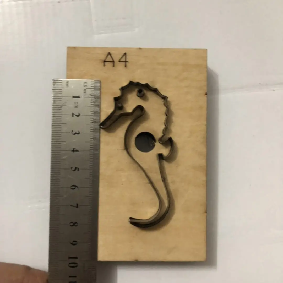 Leather Die Cut Custom Made Handmade Seahorse Keychain Animal Key Chain Die Mould For DIY Leathercraf  Women Bag